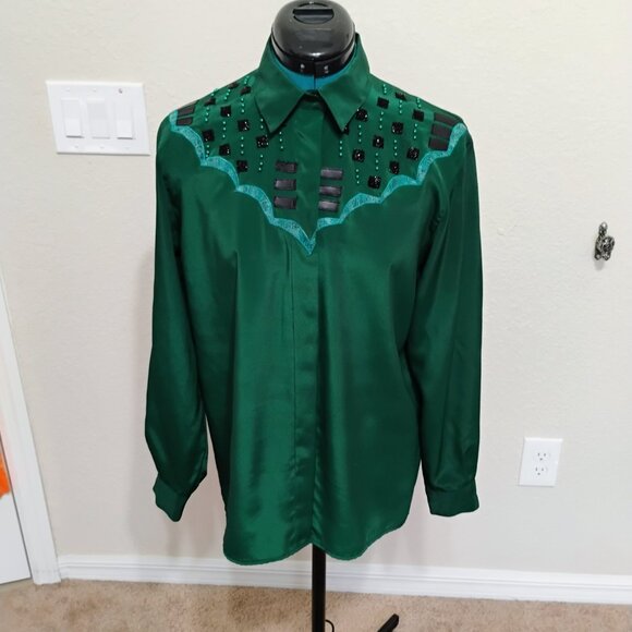 Woman's Diani Western Style Shirt Size 6 - Picture 3 of 7